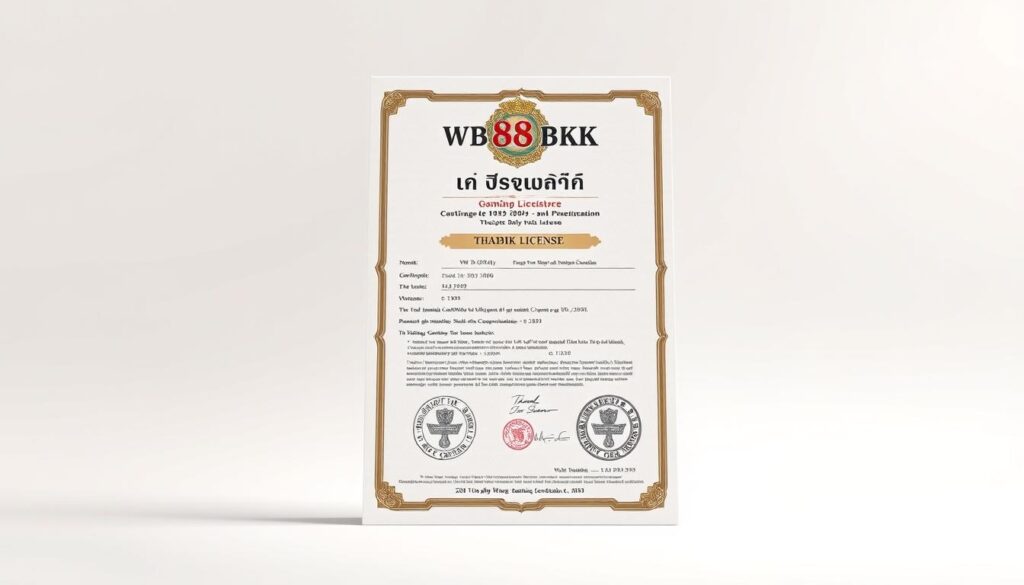 ใบอนุญาตการพนัน w88bkk
