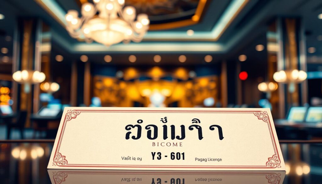 ใบอนุญาตคาสิโน