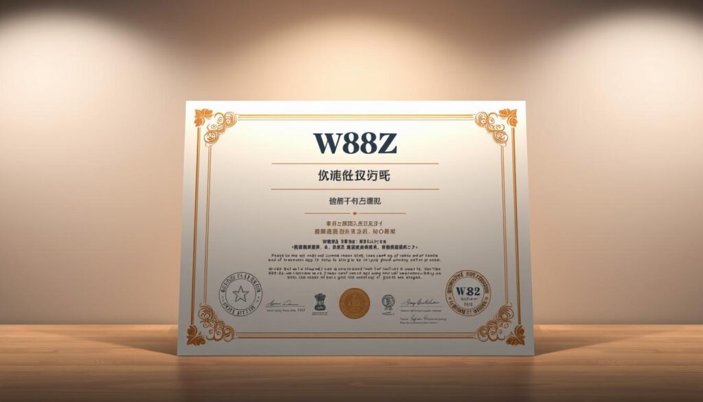 ใบอนุญาตเกม w88z