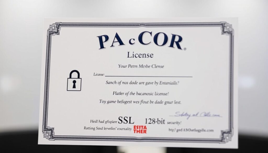 ใบอนุญาต PAGCOR และระบบความปลอดภัย SSL 128-bit